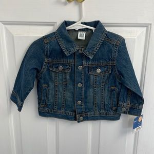 Baby denim jean jacket size 12 months by Carter’s NWT